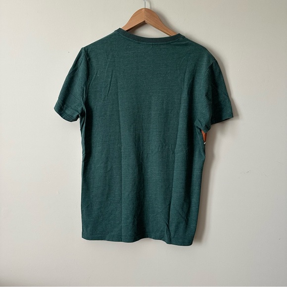 Vintage Superdry Original Mens Olive Green T-Shirt XL - Picture 2 of 10